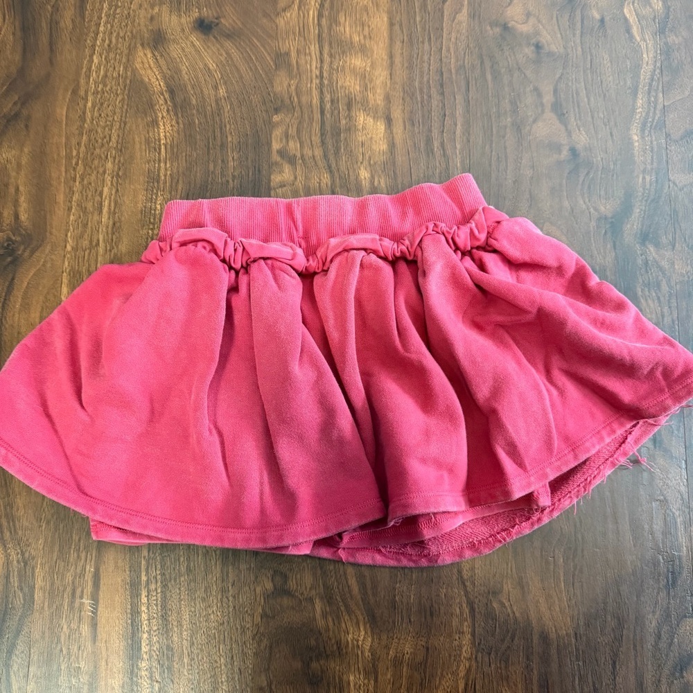 3/$30 ☀️ LaBiz Acid Wash Red Cotton Mini Skort - Picture 4 of 8
